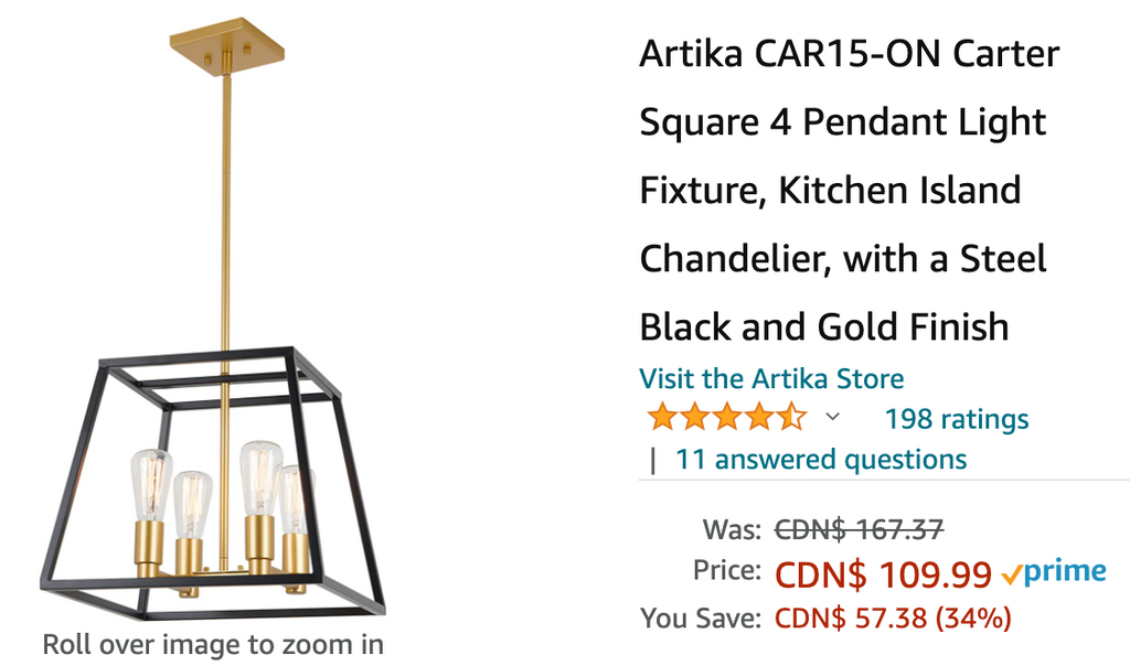Amazon Canada Deals: Save 35% on 4 Pendant Light + 44% on Mini Projector, with Coupon + 55% on Toddler Fleece Lined Hat + More Offer