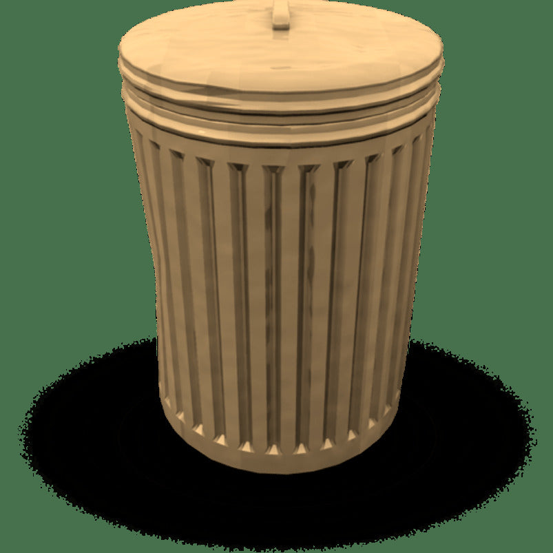 Cute Rose Gold Trash Can