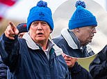 Trump ditches his MAGA cap for a ski hat to inspect his new Scottish golf course