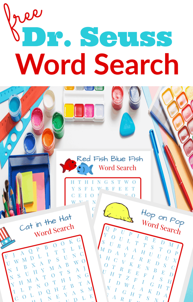 Free Dr. Seuss Word Search Printable