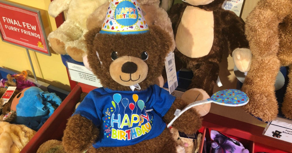 Pay Your Age for Birthday Treat Bear at Build-A-Bear | As Low As $1