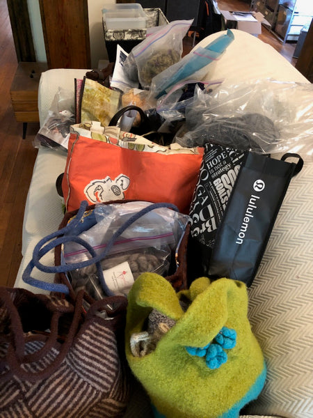 Decluttering my {knitting} WIPs