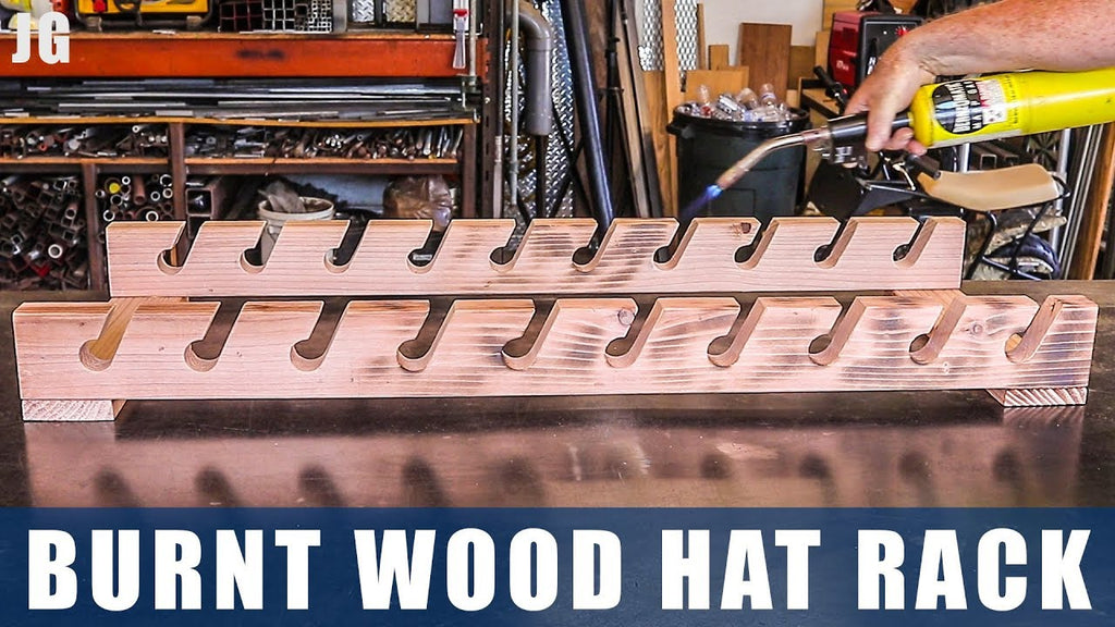 I have a ton of baseball hats so I decided to make a baseball hat rack our of wood