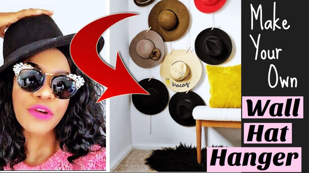Hello my gorgeous angels, In this video, I show you how to make your own fabulous wall hat hanger for *cheap*....