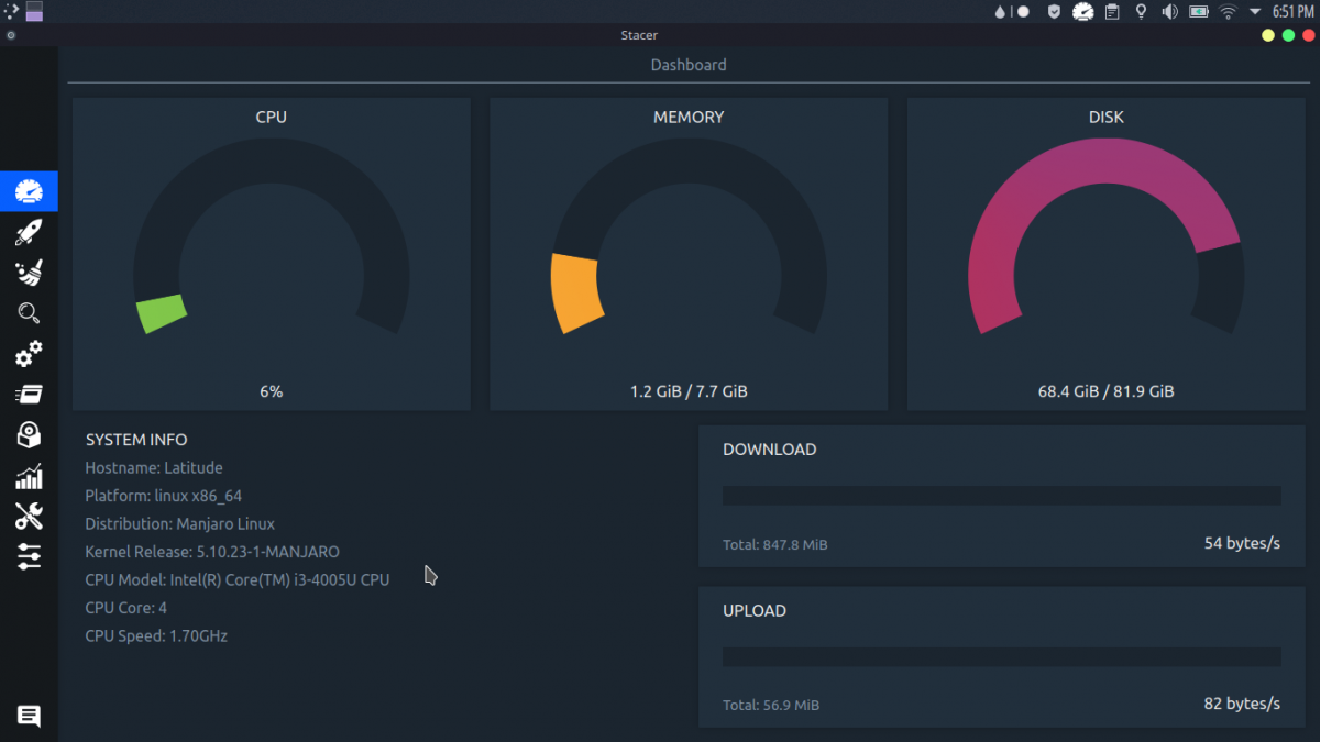 Optimize and Monitor Your Linux System’s Performance With Stacer – Kat ...
