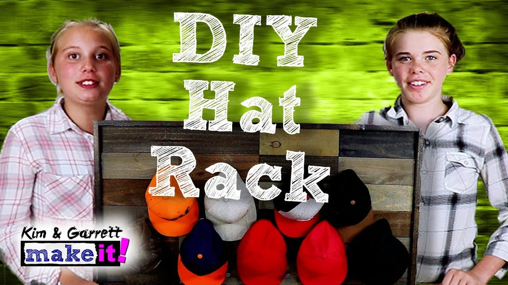 How To Make A Hat Rack | Rustic DIY by Kim and Garrett make it (2 years ago)