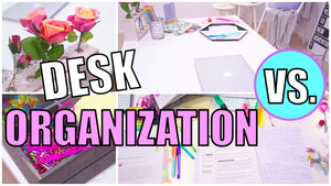 Thumbs up for tips on how to organize and clean your desk! These desk organization tips make cleaning your workspace super easy! xo ❤   {OPEN FOR ...