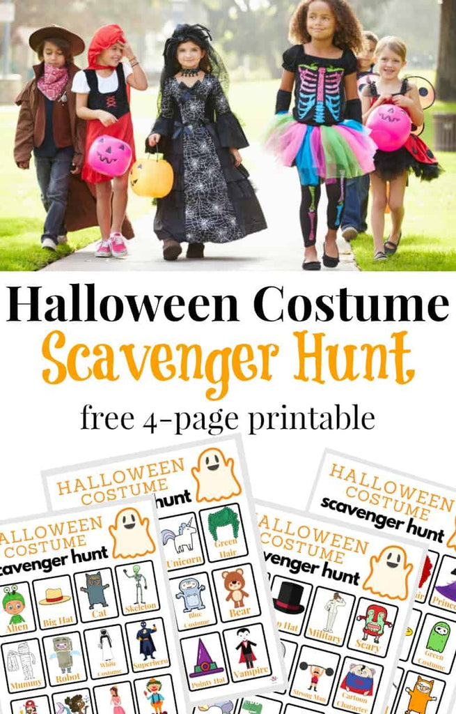 Make Halloween and trick-or-treating even more exciting with a Halloween costume scavenger hunt