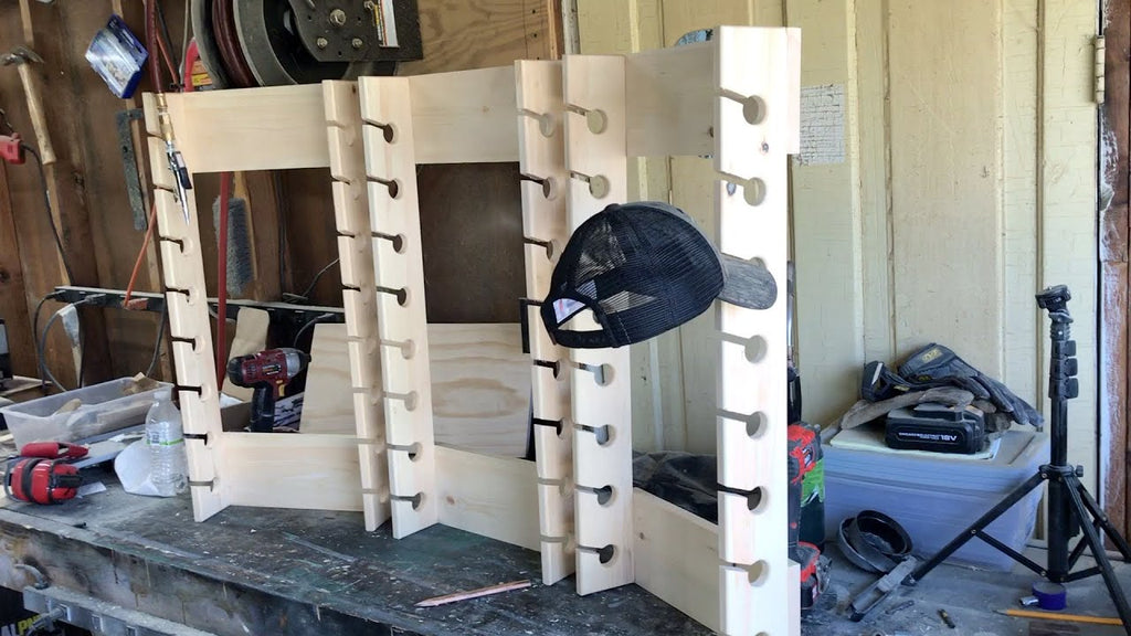 Hat rack made with shapeoko xxl by Popo's Woodworks (1 year ago)