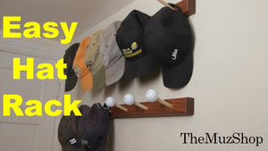 How to make a Hat Rack - Easy! by The Muz Shop (1 year ago)