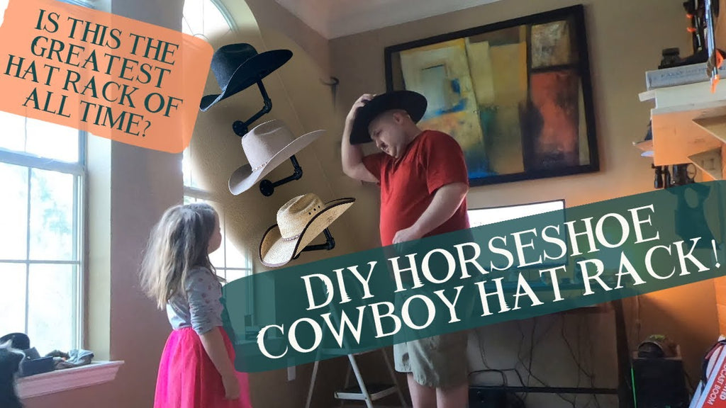 How to make a Cowboy Hat Rack from Horseshoes & Iron Pipe! by KC and the Odd Portal (9 months ago)