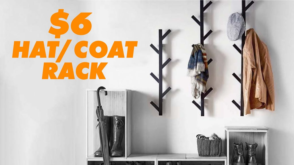 DIY Hat Rack || Under $10 || One Day Build by Rookie DIY (3 years ago)