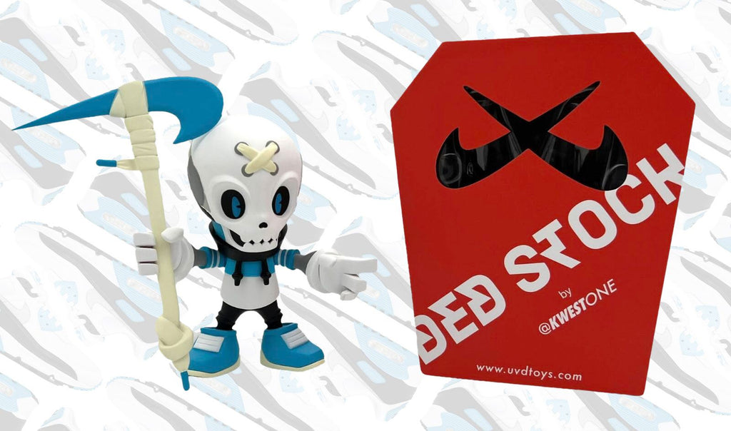 Tenacious Toys exclusive KWESTONE Ded Stock "Laser Blue" edition announced!