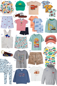 Car & Truck Clothes for Toddler Boys