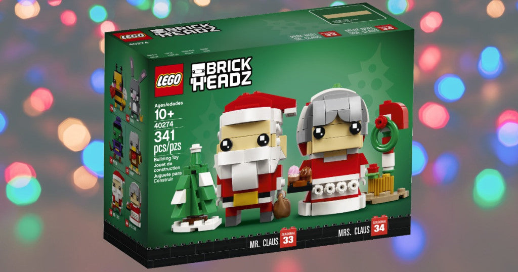 LEGO BrickHeadz Mr. & Mrs. Claus Only $9 at Amazon (Regularly $25)