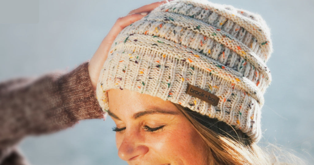 Brook + Bay Cable Knit Beanie Only $4.95 Shipped | 14 Color Choices