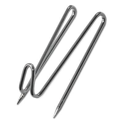 Panel Wall Wire Hooks, Silver, 25 Hooks/Pack, Sold as 1 Package