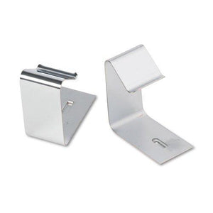 Flexible Metal Cubicle Hangers for 1 1/2 to 2 1/2in Panels, 2/Set, Sold as 2 Each