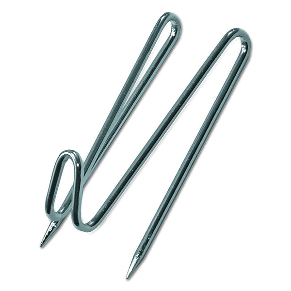Advantus Panel Wall Wire Hooks, Silver, 25 Hooks per Pack, Sold As 4 Packs (75370) - Bundle Includes Plexon Ballpoint Pen
