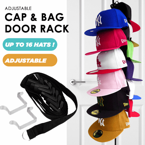 Adjustable Cap & Bag Door Rack